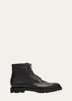 John LobbMen's Alder Grained Leather Hiking Boots