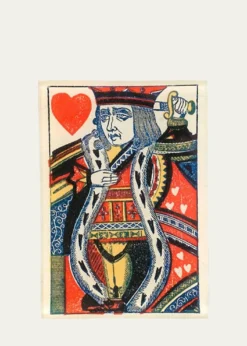 John DerianNaive King Heart Tiny Decorative Tray