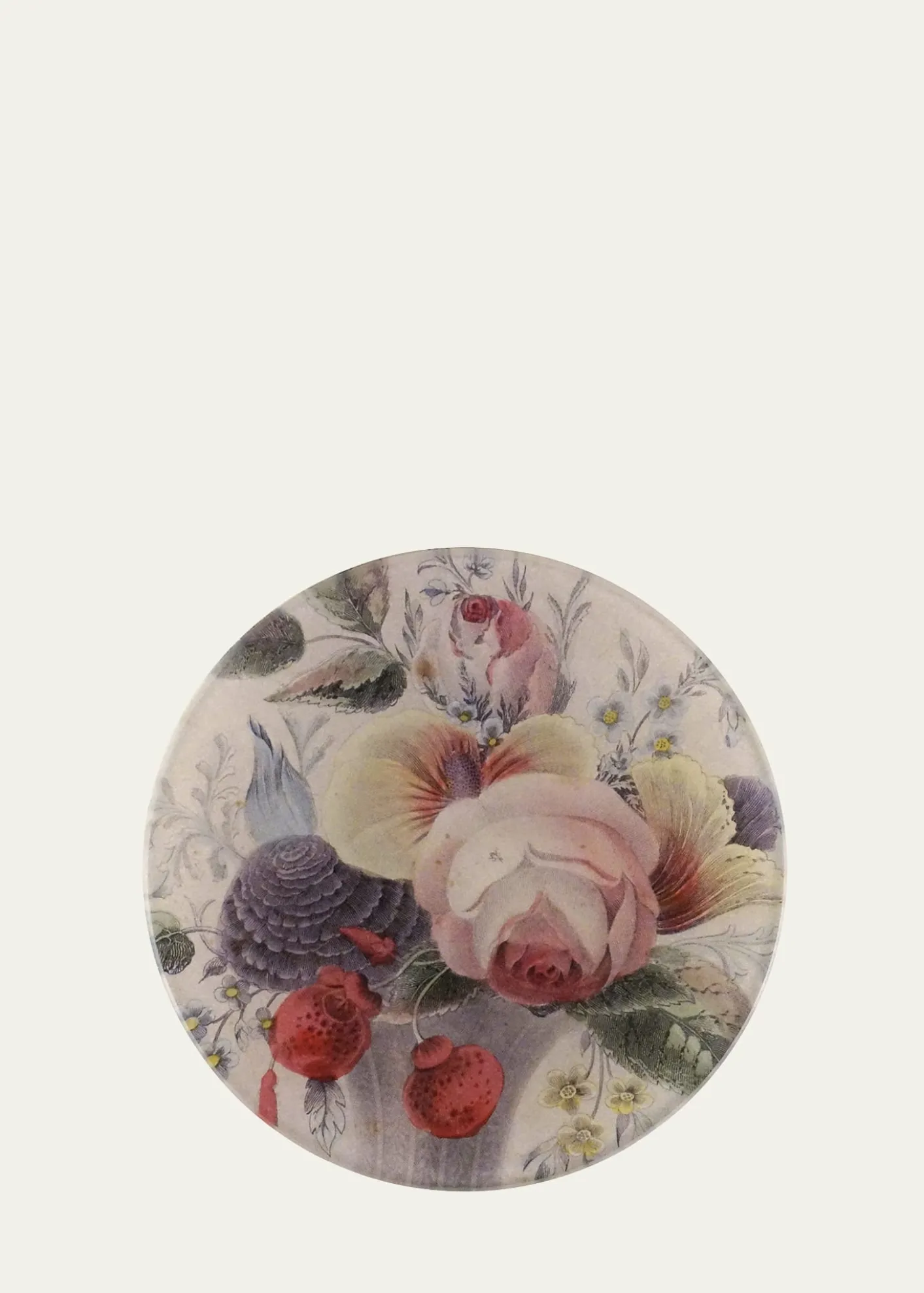 John DerianRose Bouquet with Ant Decorative Plate