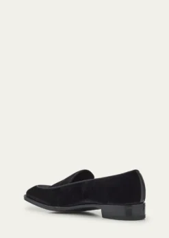 John LobbMen's Bill Velvet Penny Loafers