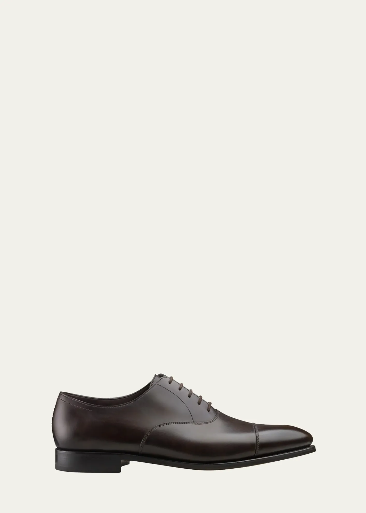 John LobbMen's City II Cap Toe Leather Oxfords
