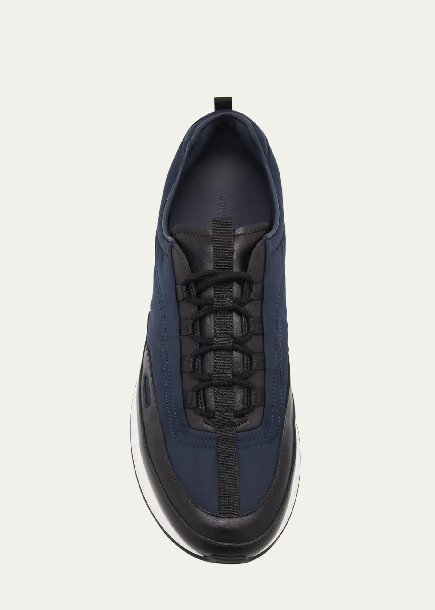John LobbMen's Laced Stream Leather and Nylon Sneakers