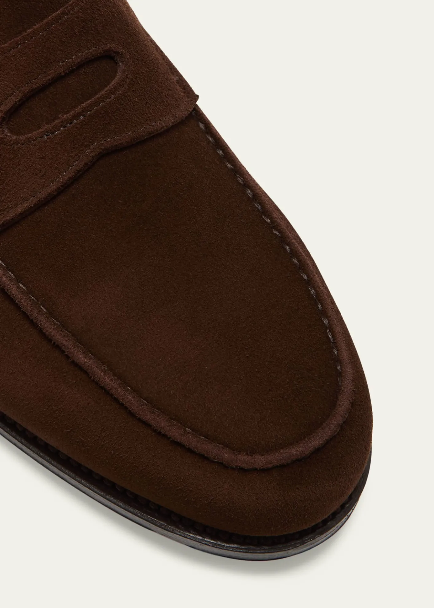 John LobbMen's Lopez Suede Penny Loafers
