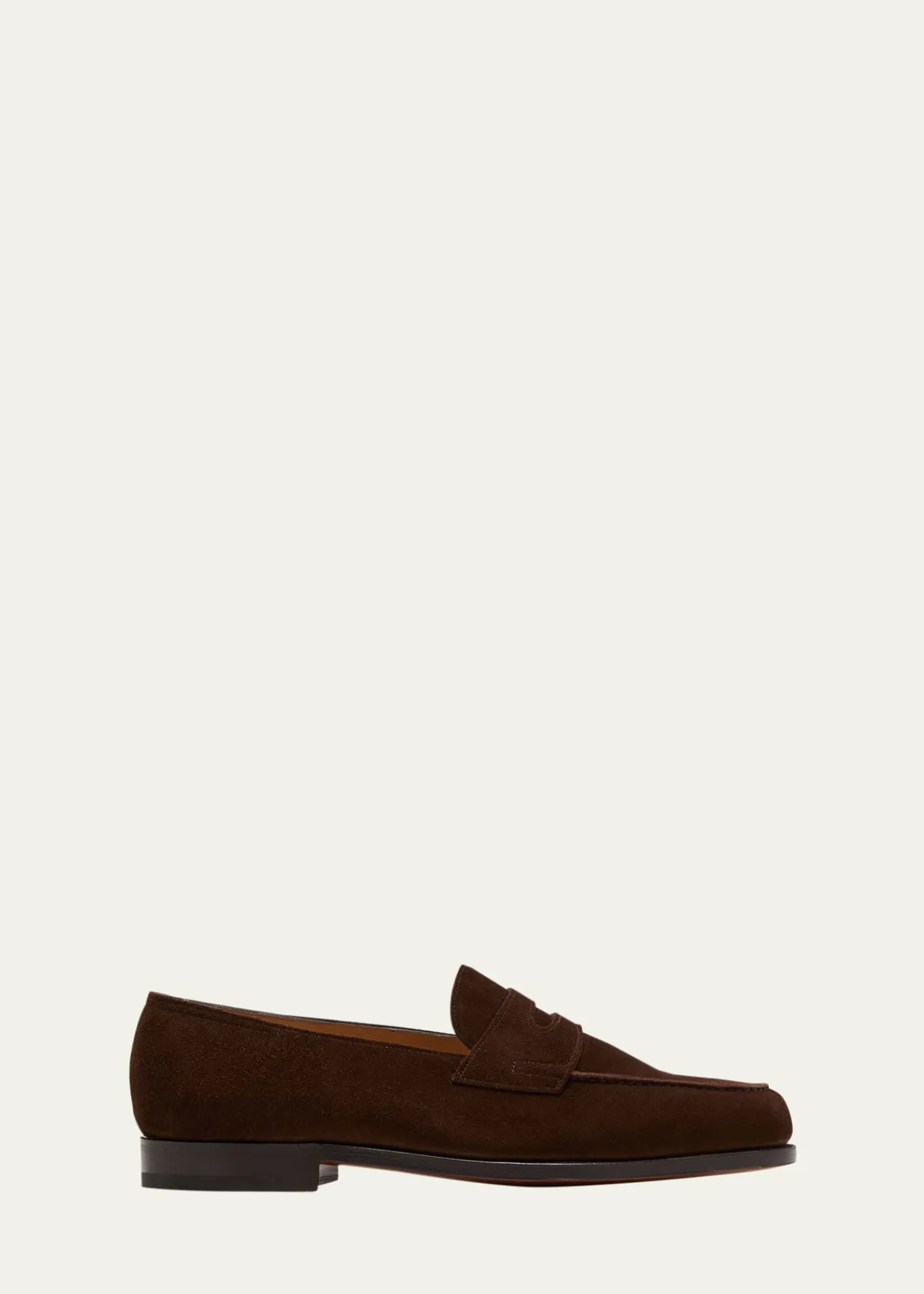 John LobbMen's Lopez Suede Penny Loafers