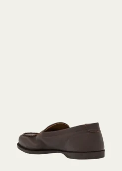 John LobbMen's Pace Grained Leather Penny Loafers