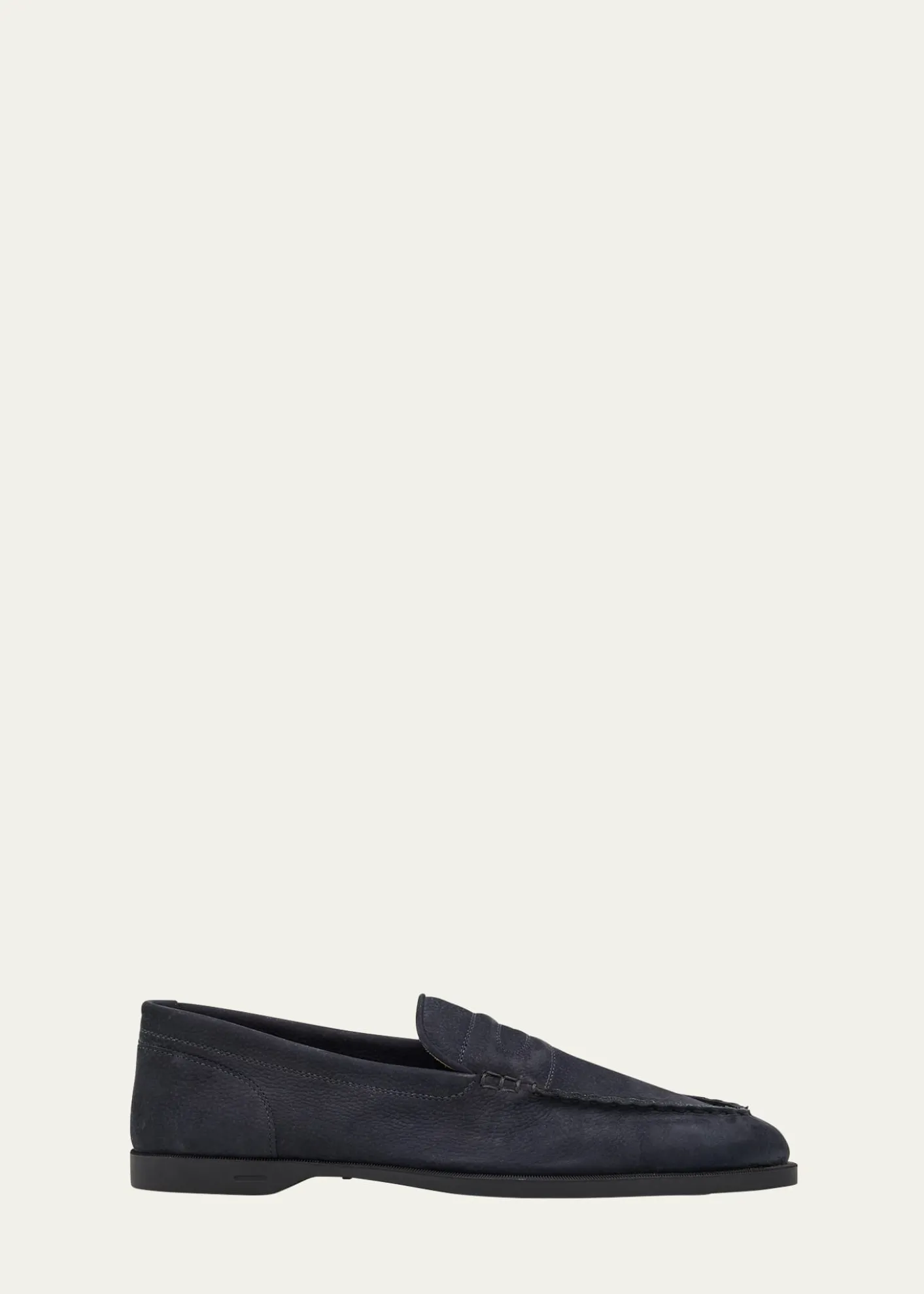 John LobbMen's Pace Nubuck Leather Penny Loafers