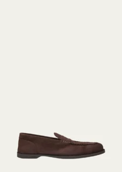 John LobbMen's Pace Nubuck Penny Loafers