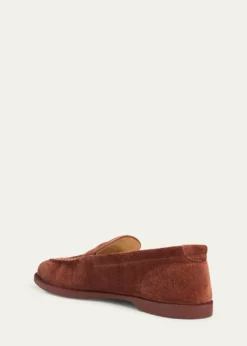 John LobbMen's Pace Suede Penny Loafers