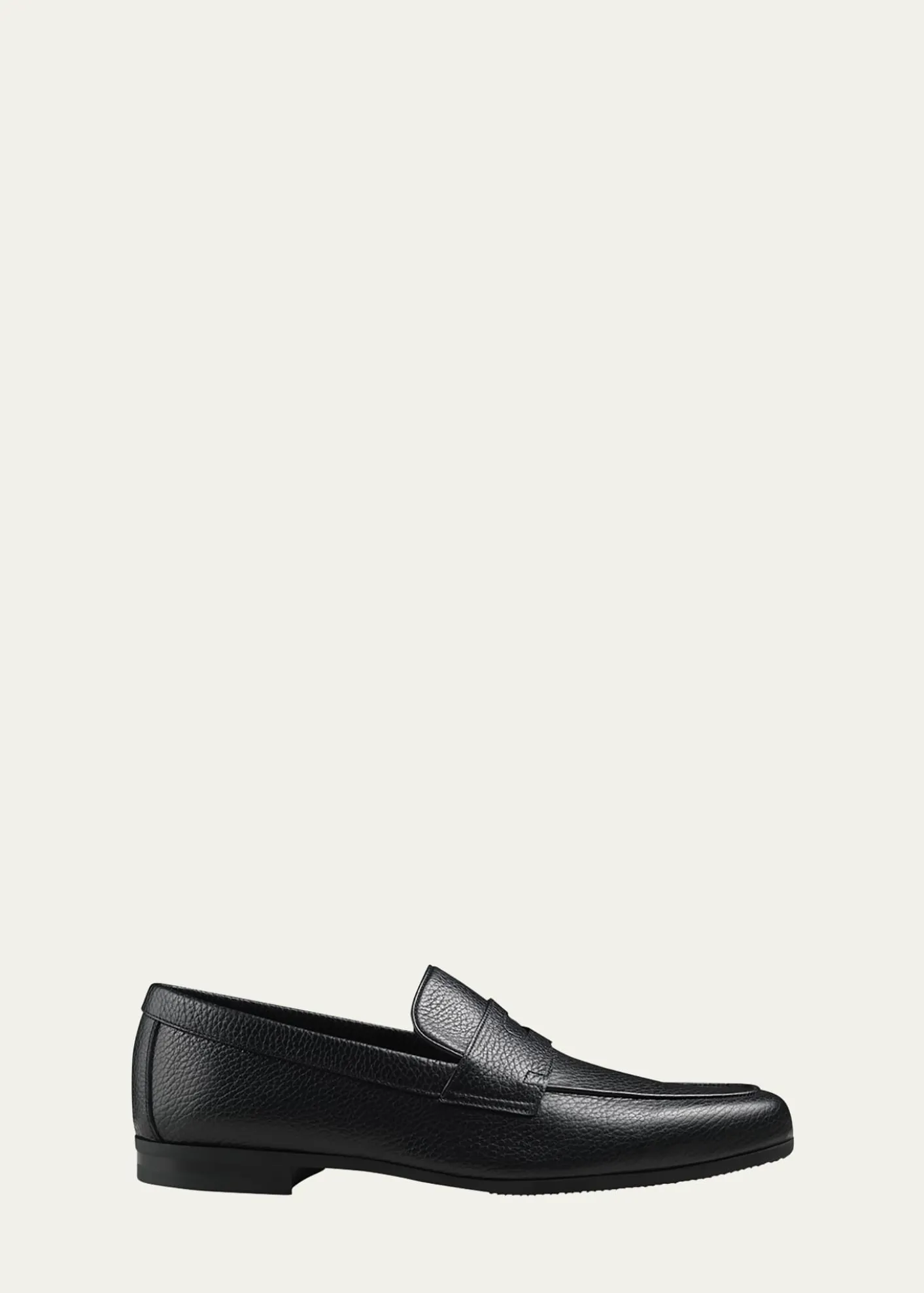 John LobbMen's Thorne Soft Textured Leather Penny Loafers