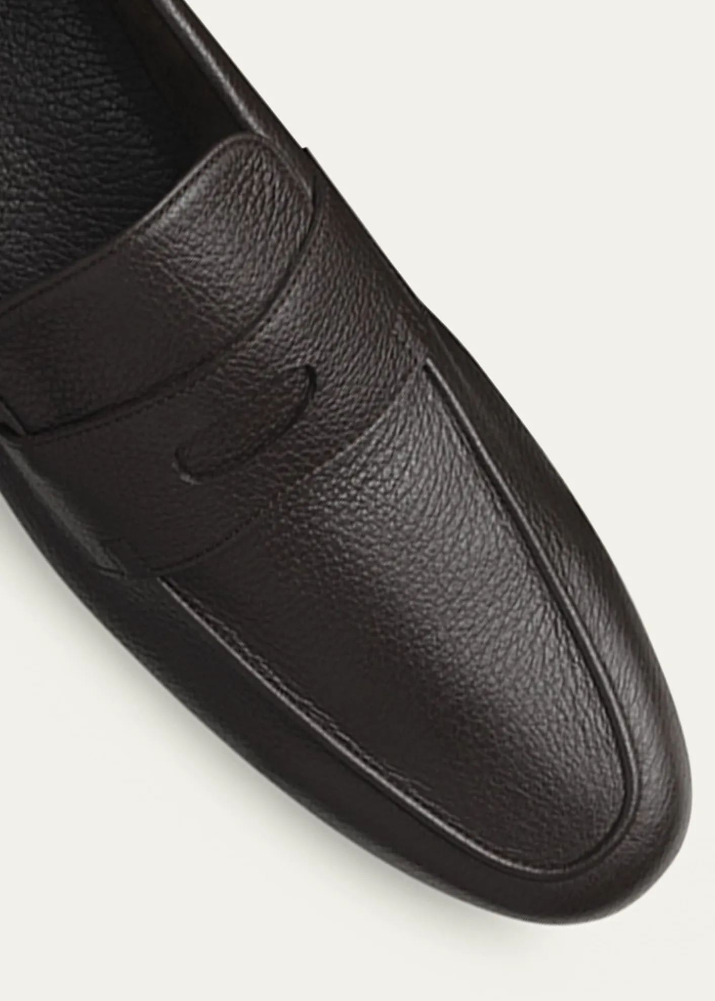 John LobbMen's Thorne Soft Textured Leather Penny Loafers