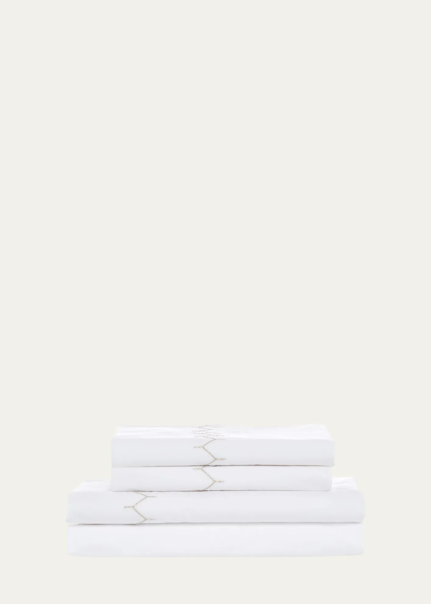 John RobshawStitched Sand 300 Thread Count King Sheet Set