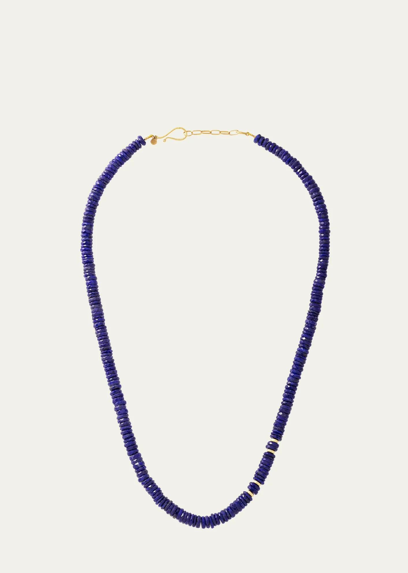 Jorge AdelerMen's Lapis Lazuli Beaded Necklace