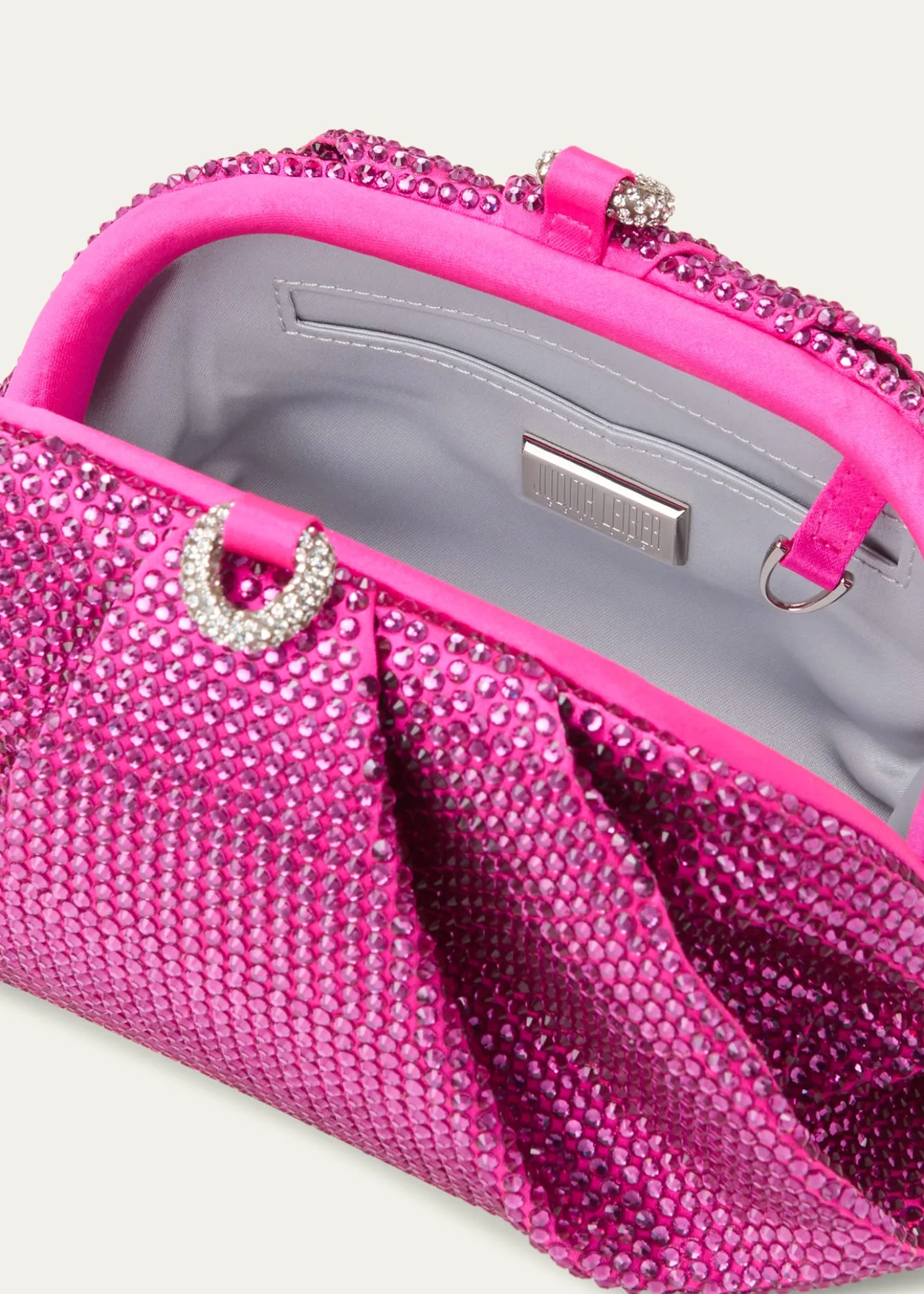 Judith Leiber CoutureGemma Pleated Crystal Clutch Bag