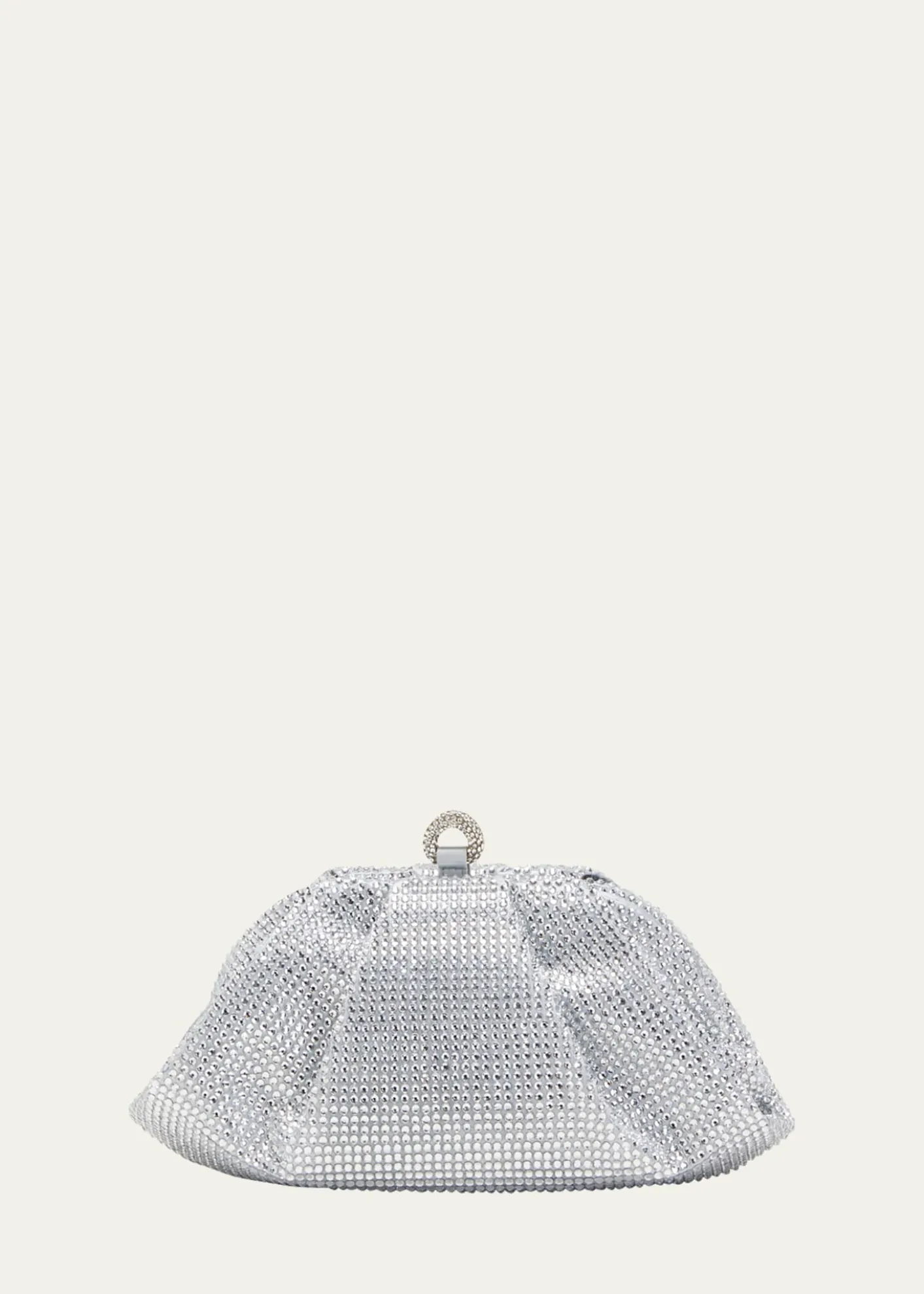 Judith Leiber CoutureGemma Pleated Crystal Clutch Bag