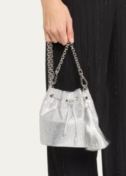 Judith Leiber CouturePiper Medium Crystal Bucket Bag