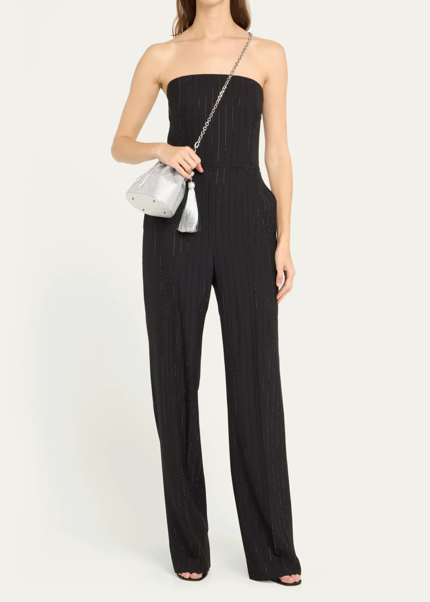 Judith Leiber CouturePiper Medium Crystal Bucket Bag