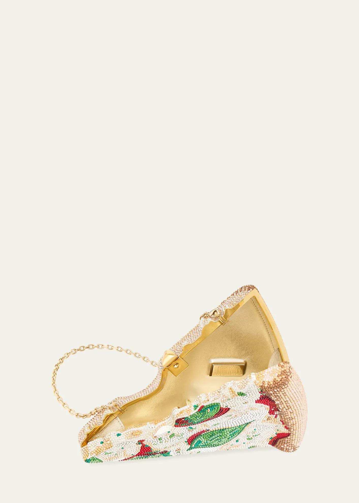 Judith Leiber CouturePizza Crystal Clutch