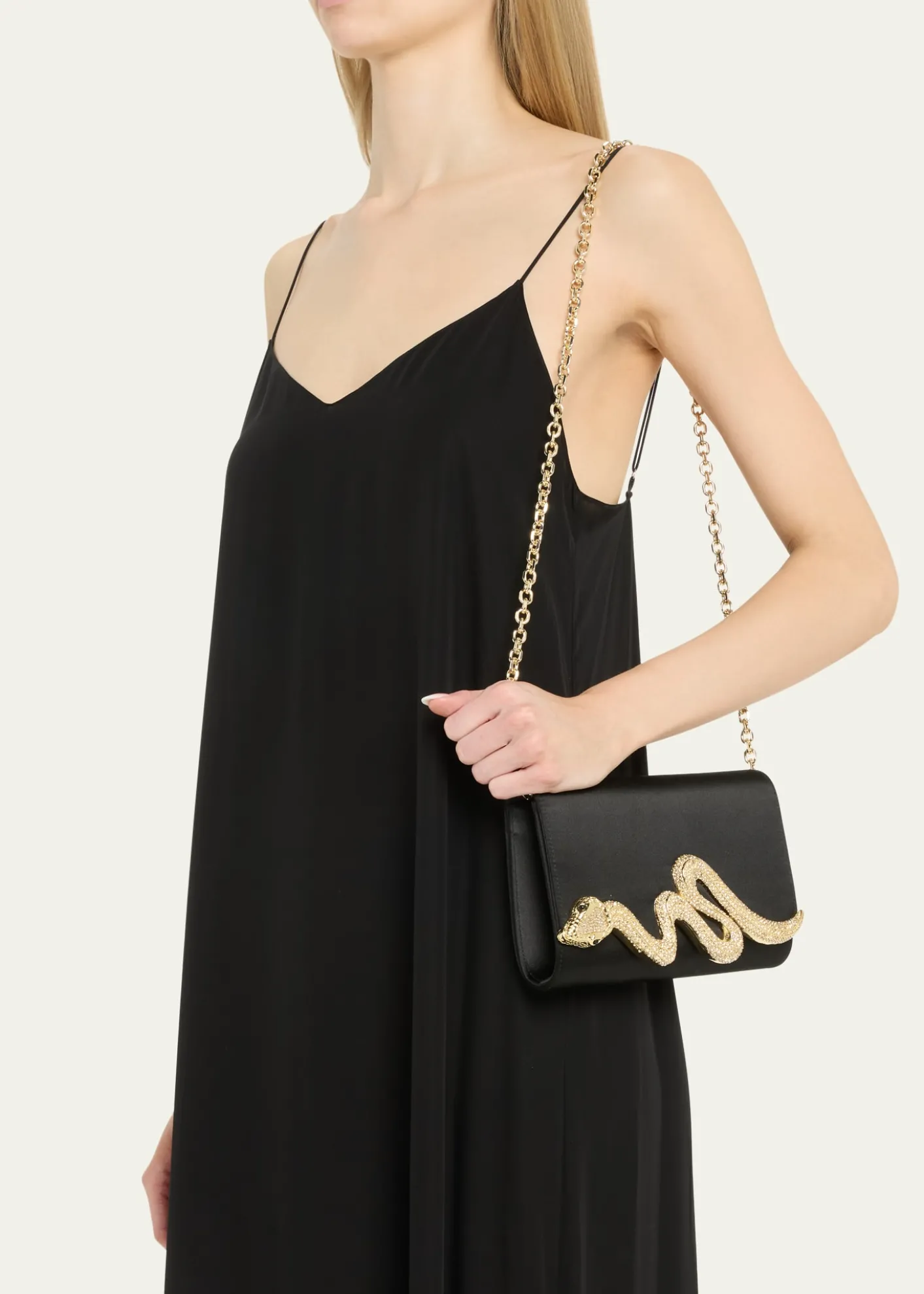 Judith Leiber CoutureSerpent Satin Clutch Bag