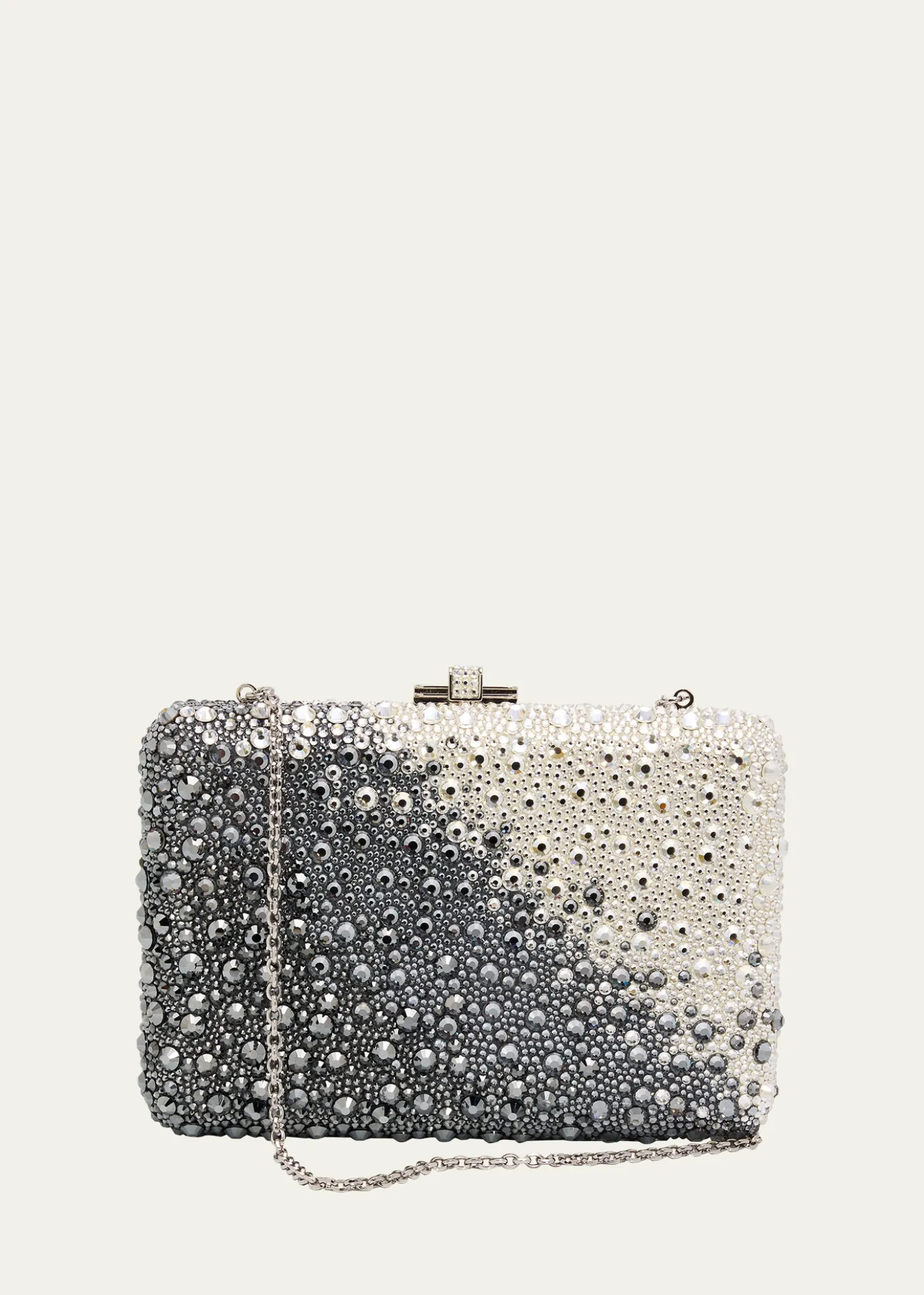 Judith Leiber CoutureSlim Slide Ombre Crystal Clutch Bag