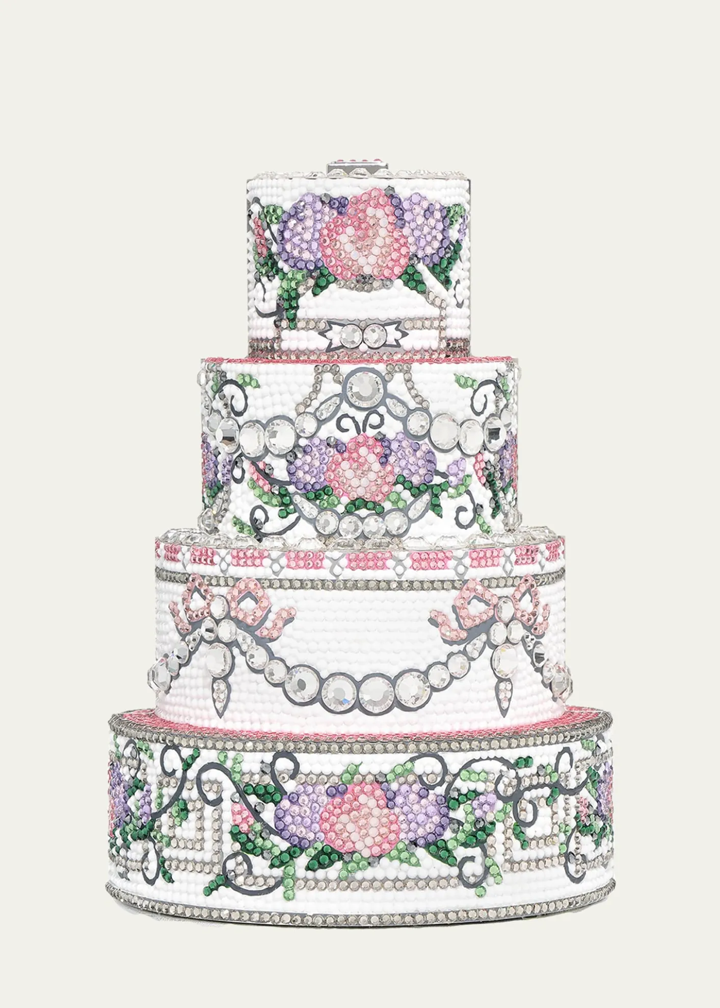 Judith Leiber CoutureTie The Knot Tiered Cake Clutch Bag