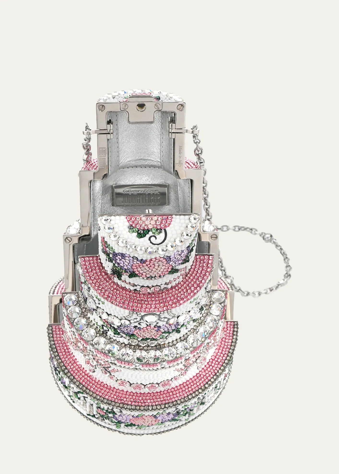 Judith Leiber CoutureTie The Knot Tiered Cake Clutch Bag