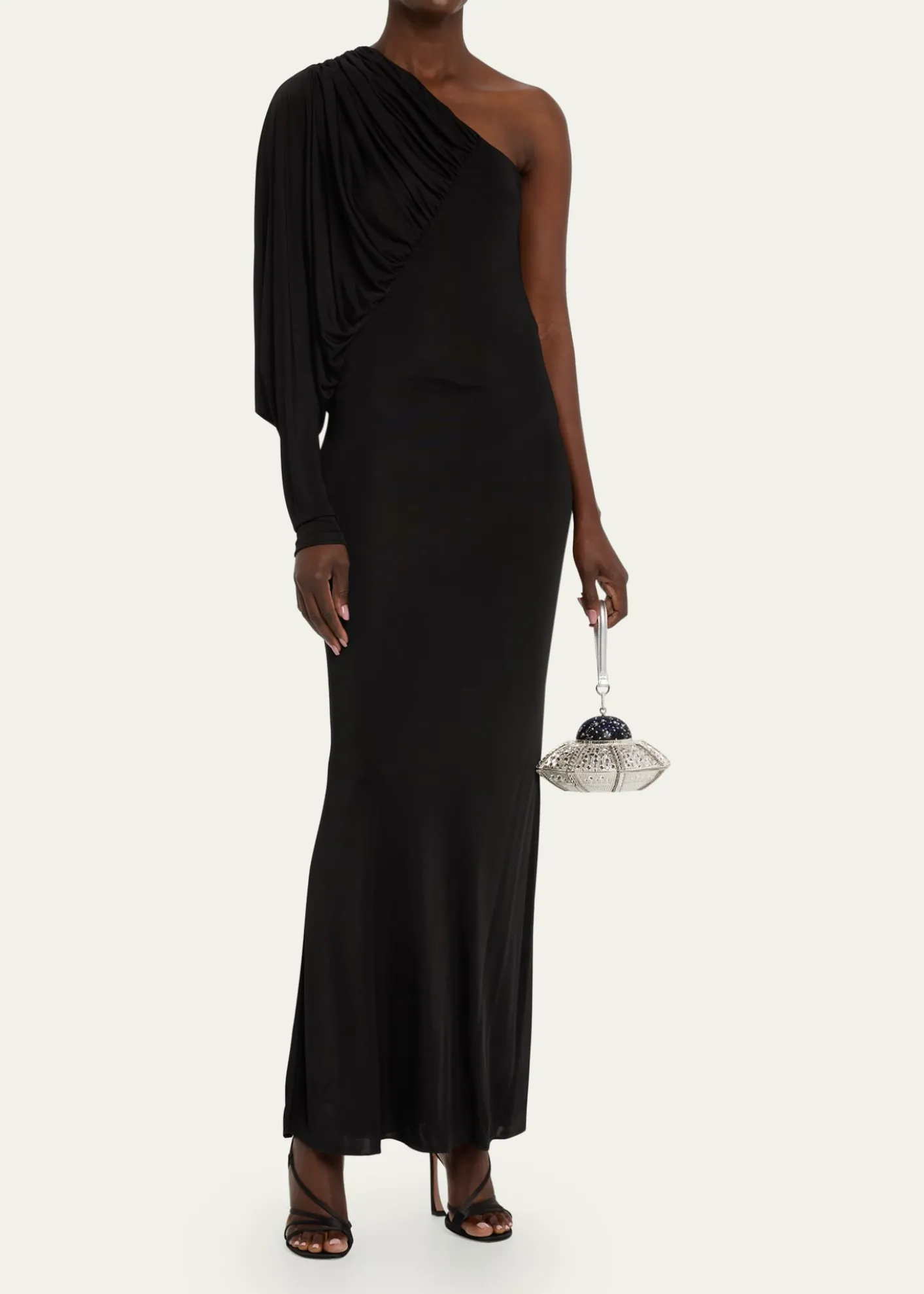 Judith Leiber CoutureUFO Orbiter Clutch Bag With Removable Wristlet Strap