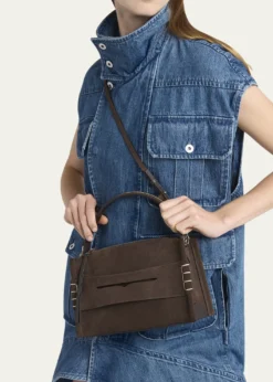 JW AndersonLoafer Suede Crossbody Bag