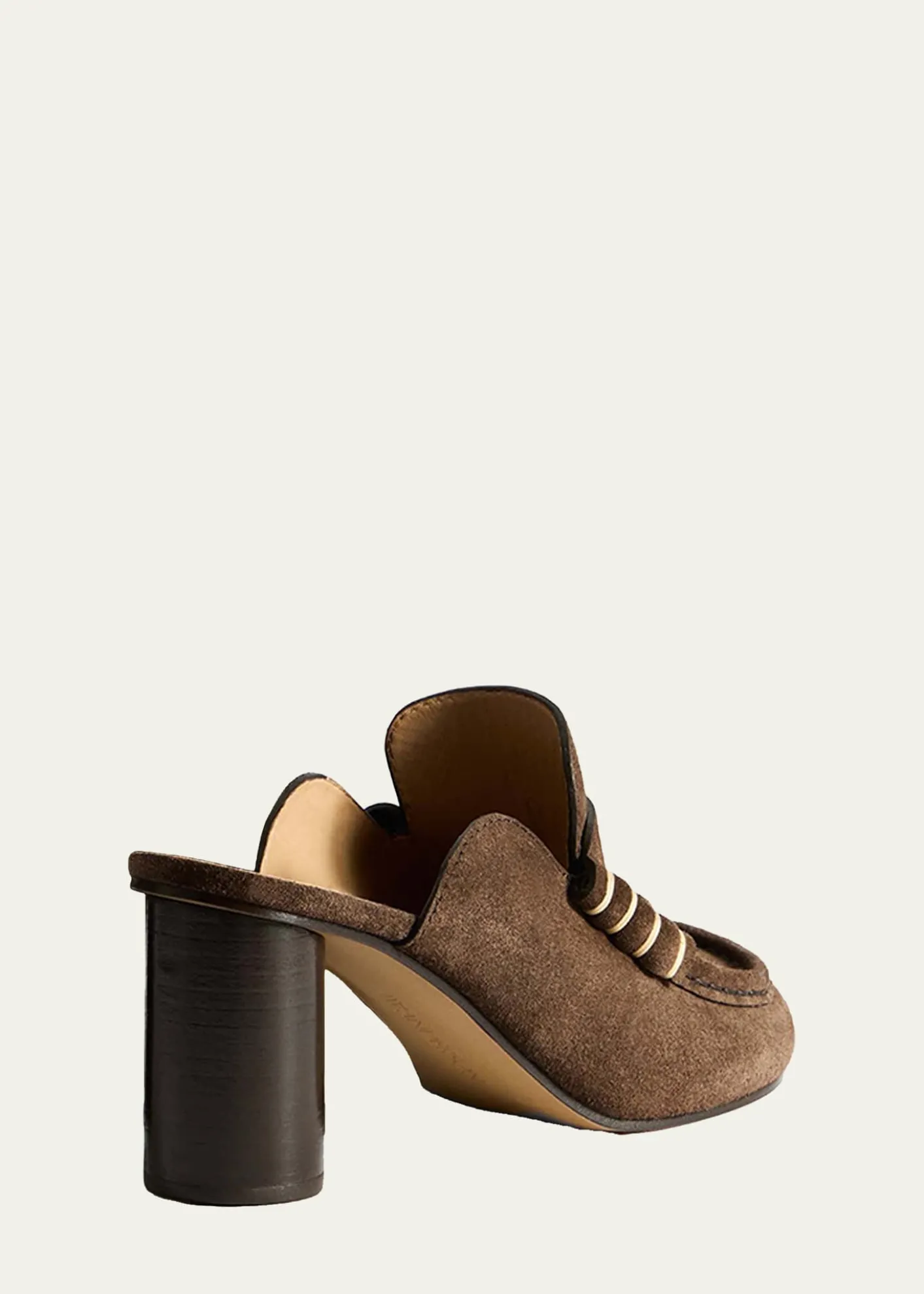 JW Anderson70mm Suede Loafer Mules