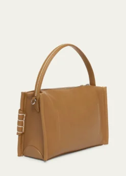 JW AndersonPenny Loafer Leather Top-Handle Bag