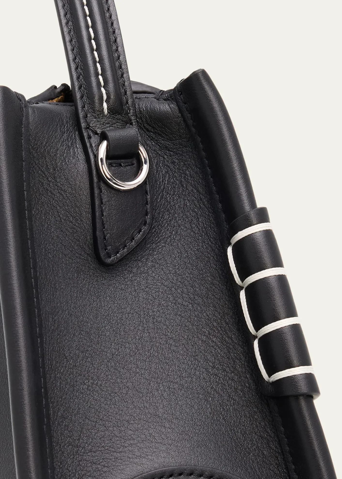 JW AndersonSmall Loafer Leather Top-Handle Bag