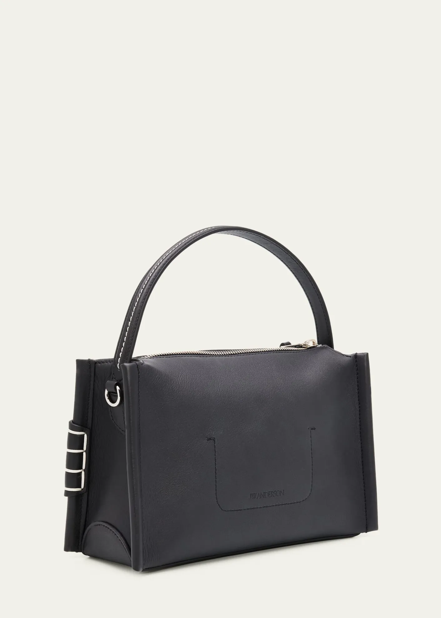 JW AndersonSmall Loafer Leather Top-Handle Bag
