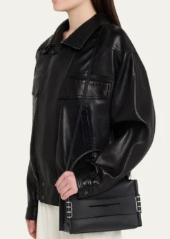 JW AndersonSmall Loafer Leather Top-Handle Bag