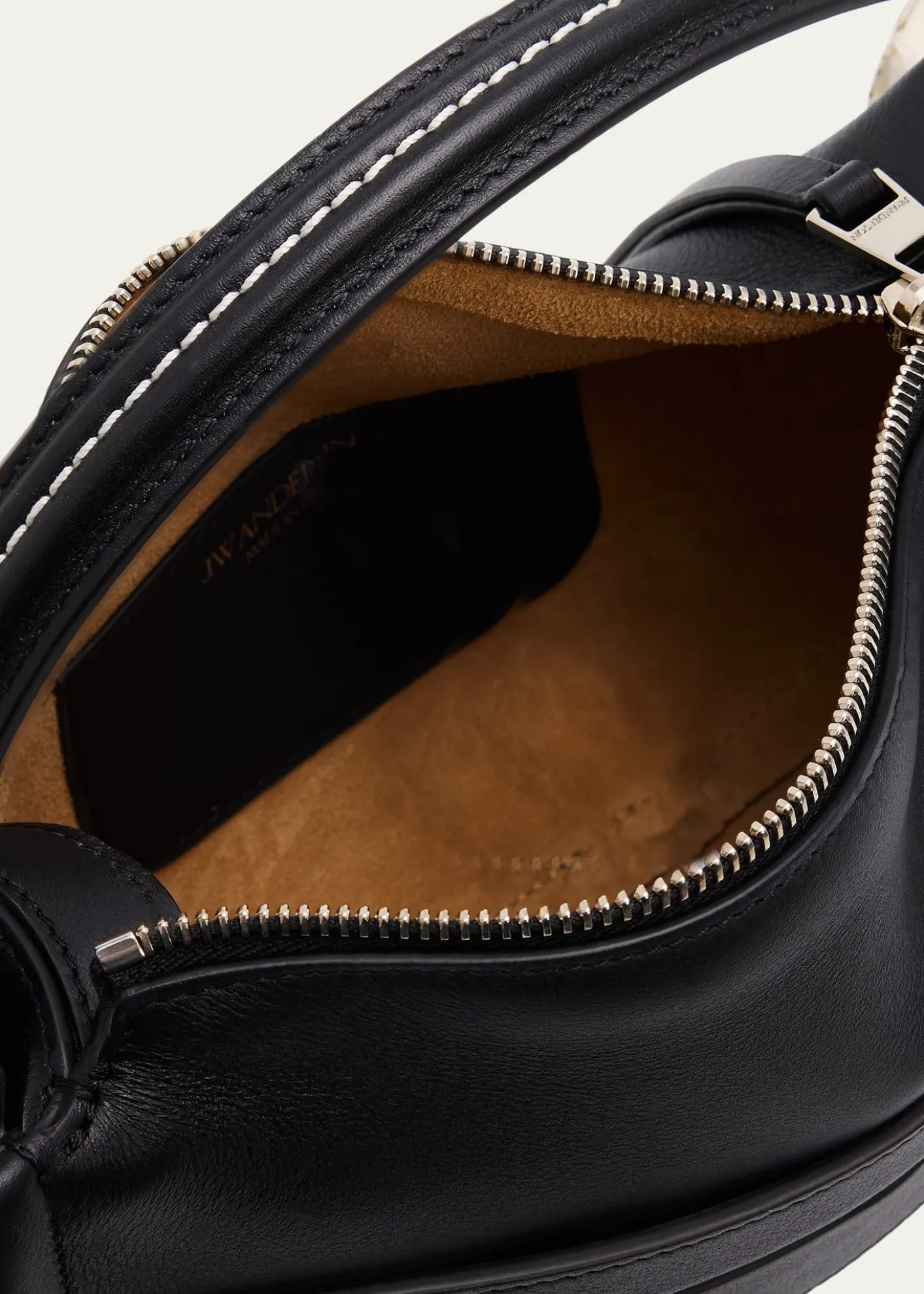 JW AndersonSmall Loafer Leather Top-Handle Bag
