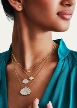 KAMALEye Adore Diamond Pave Pendant Necklace, 15mm