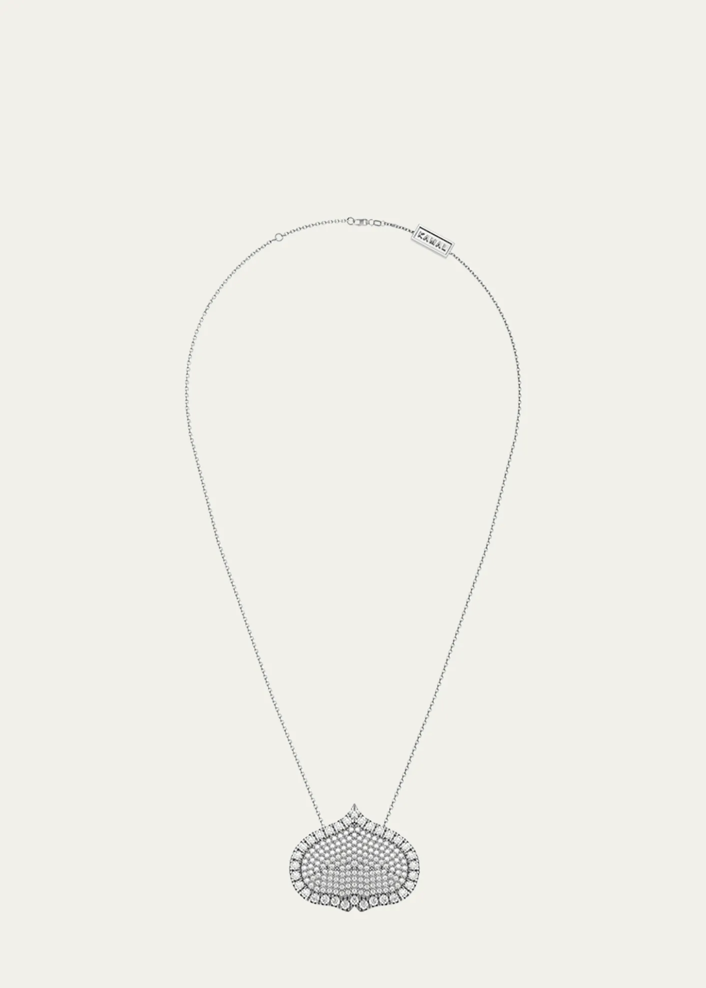 KAMALEye Adore Diamond Pave Pendant Necklace, 25mm