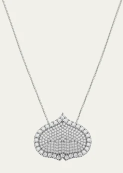KAMALEye Adore Diamond Pave Pendant Necklace, 25mm
