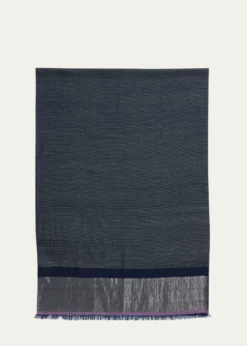 Kashmir LoomStria Diamond Weave Cashmere Stole