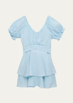 KatieJ NYCGirl's Delilah Self Tie Tween Dress, Size S-XL