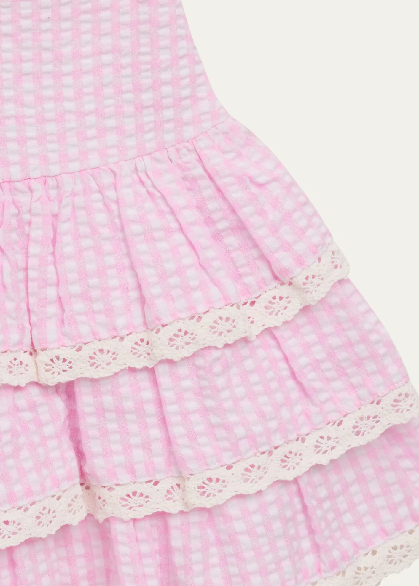 KatieJ NYCGirl's Melody Lace Ruffle Skirt, Size S-XL