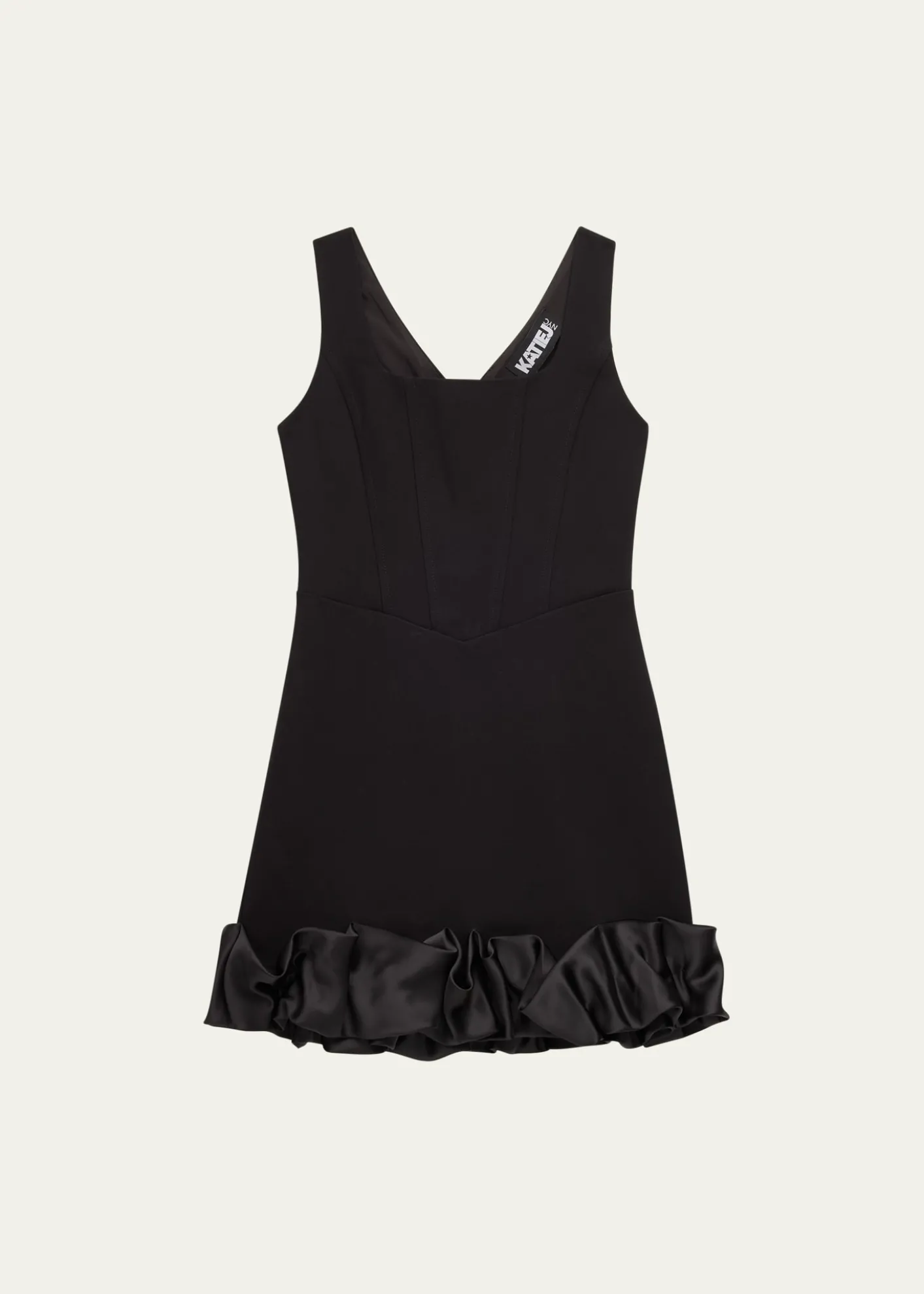 KatieJ NYCGirl's Meredeth Ruffle Hem Dress, Size S-XL