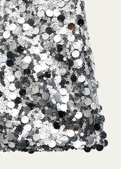 KatieJ NYCGirl's Tween Tia Sequined Mini Skirt, Size S-XL