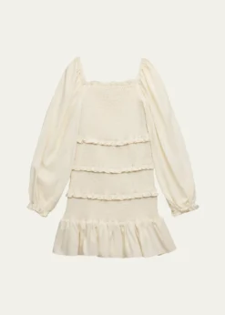 KatieJ NYCGirl's Laila Tween Tiered Smocked Dress, Size S-XL