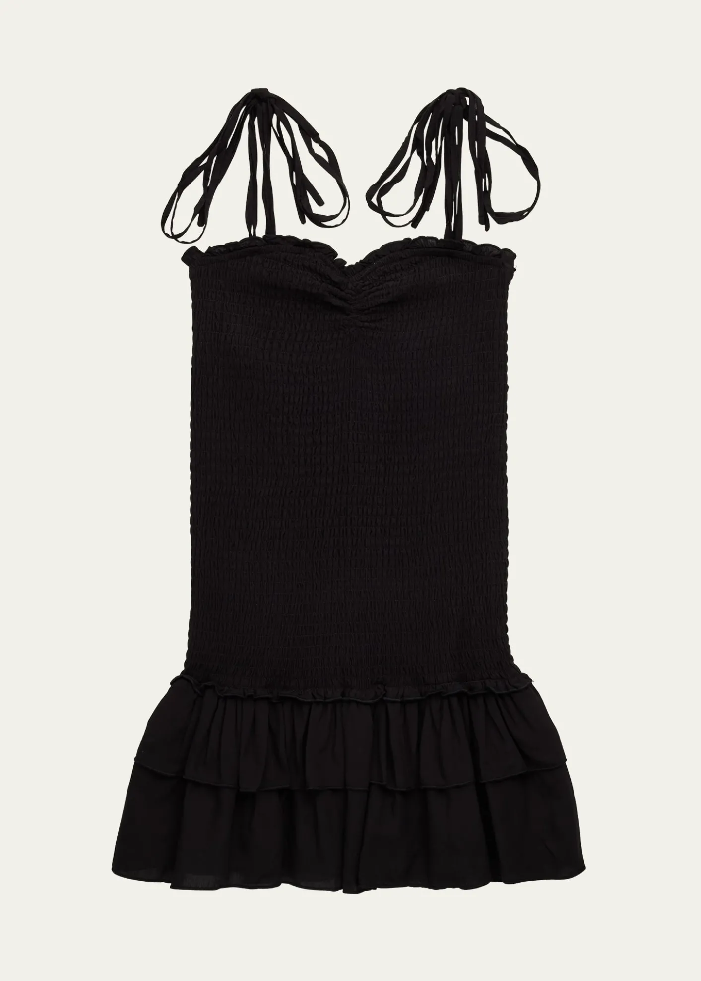 KatieJ NYCGirl's Meri Smocked Tween Dress W/ Ruffle Skirt, Size S-XL