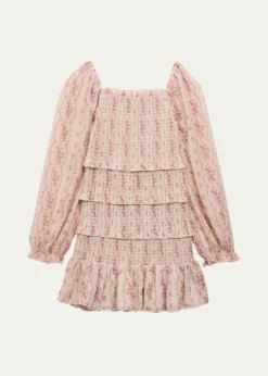 KatieJ NYCGirl's Tween Laila Long-Sleeve Dress, Size S-XL
