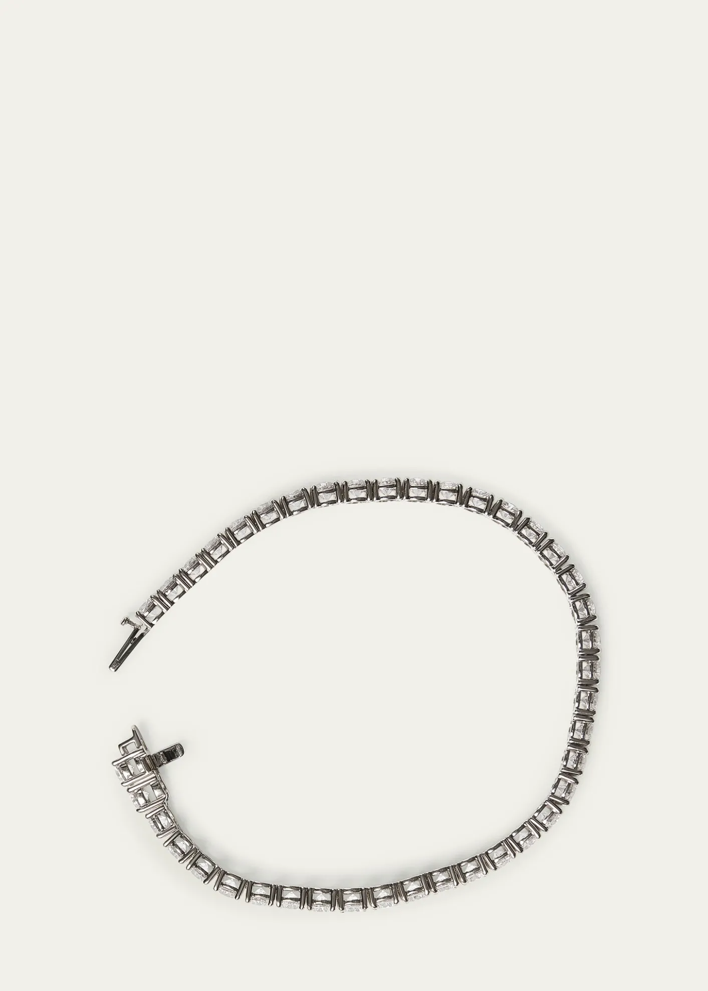 Kendall Row14K White Gold Lab Grown Diamond Tennis Bracelet, 7"L, 10.00tcw