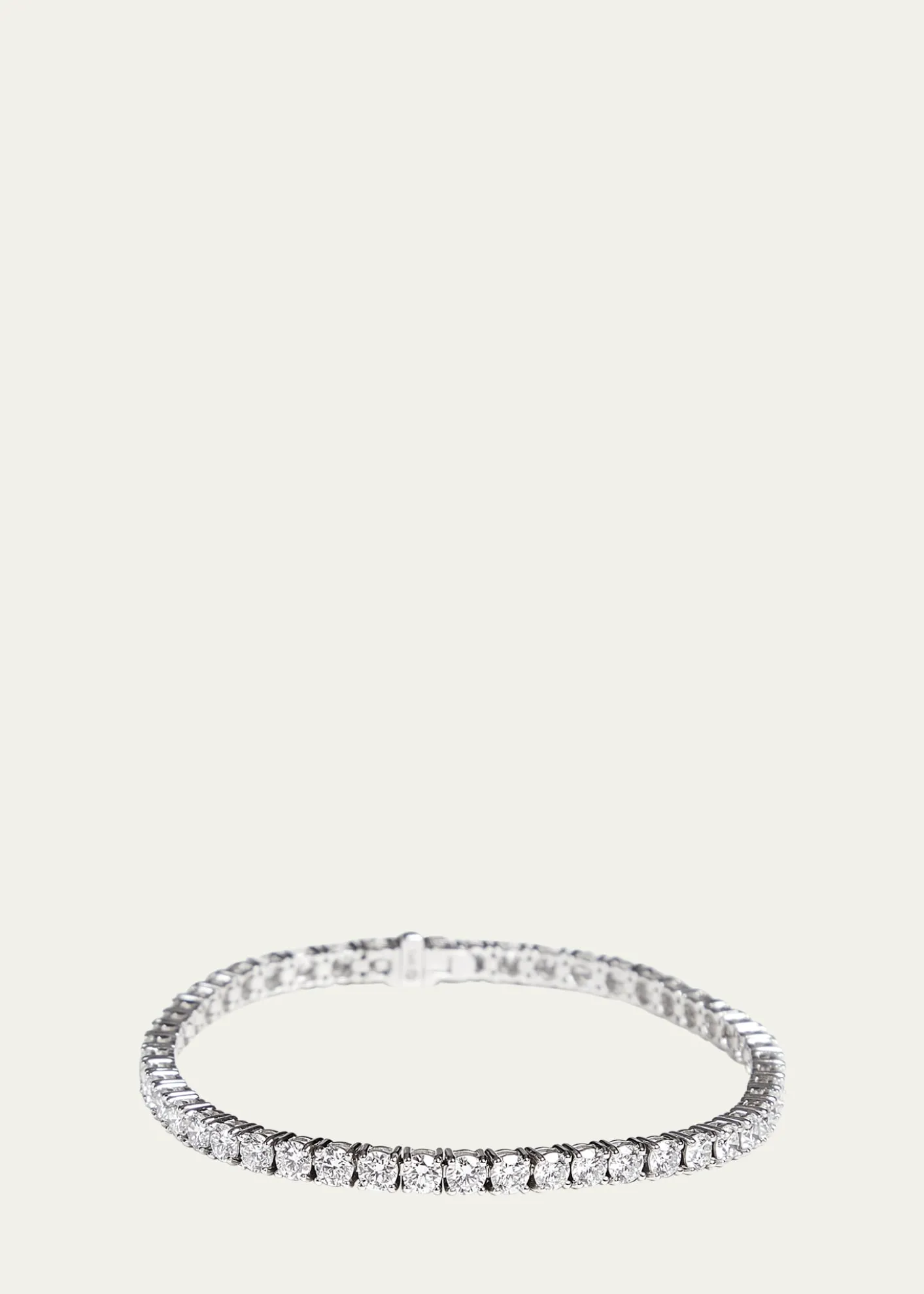 Kendall Row14K White Gold Lab Grown Diamond Tennis Bracelet, 7"L, 7.00tcw
