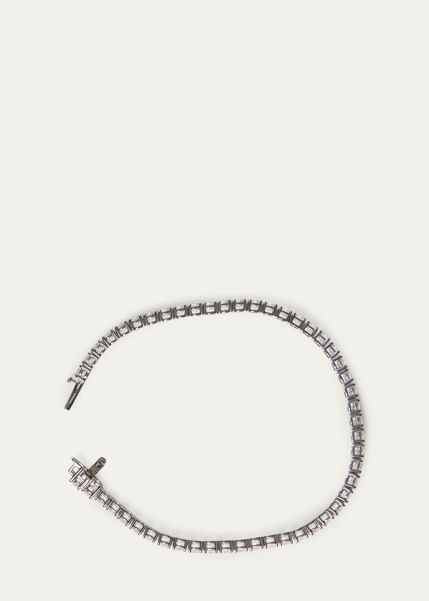 Kendall Row14K White Gold Lab Grown Diamond Tennis Bracelet, 7"L, 7.00tcw