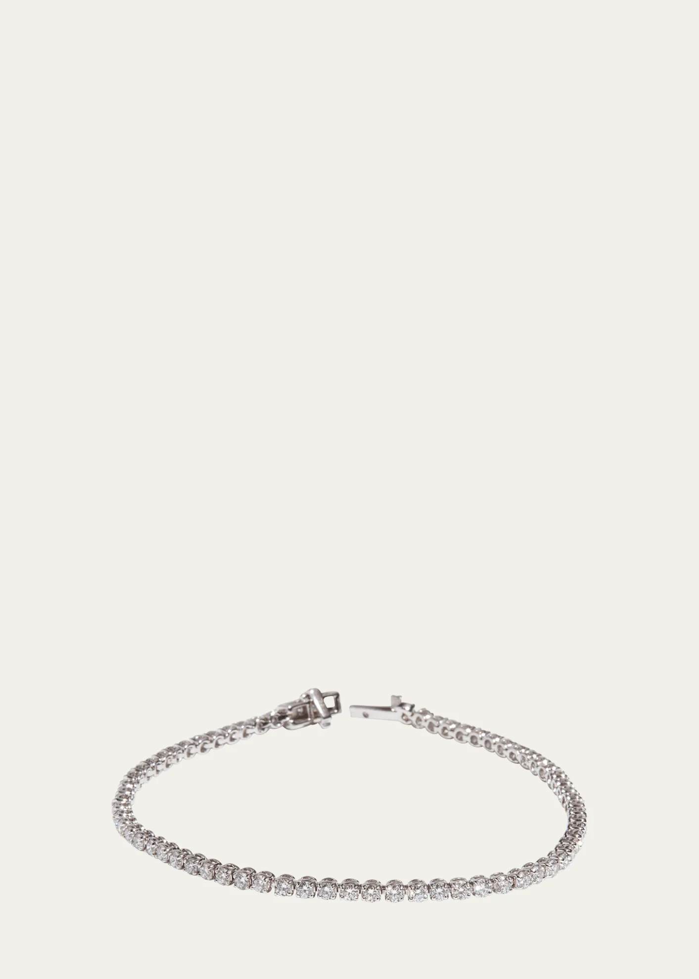 Kendall Row14K White Gold Lab Grown Diamond Tennis Bracelet