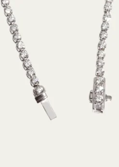 Kendall Row14K White Gold Lab Grown Diamond Tennis Bracelet