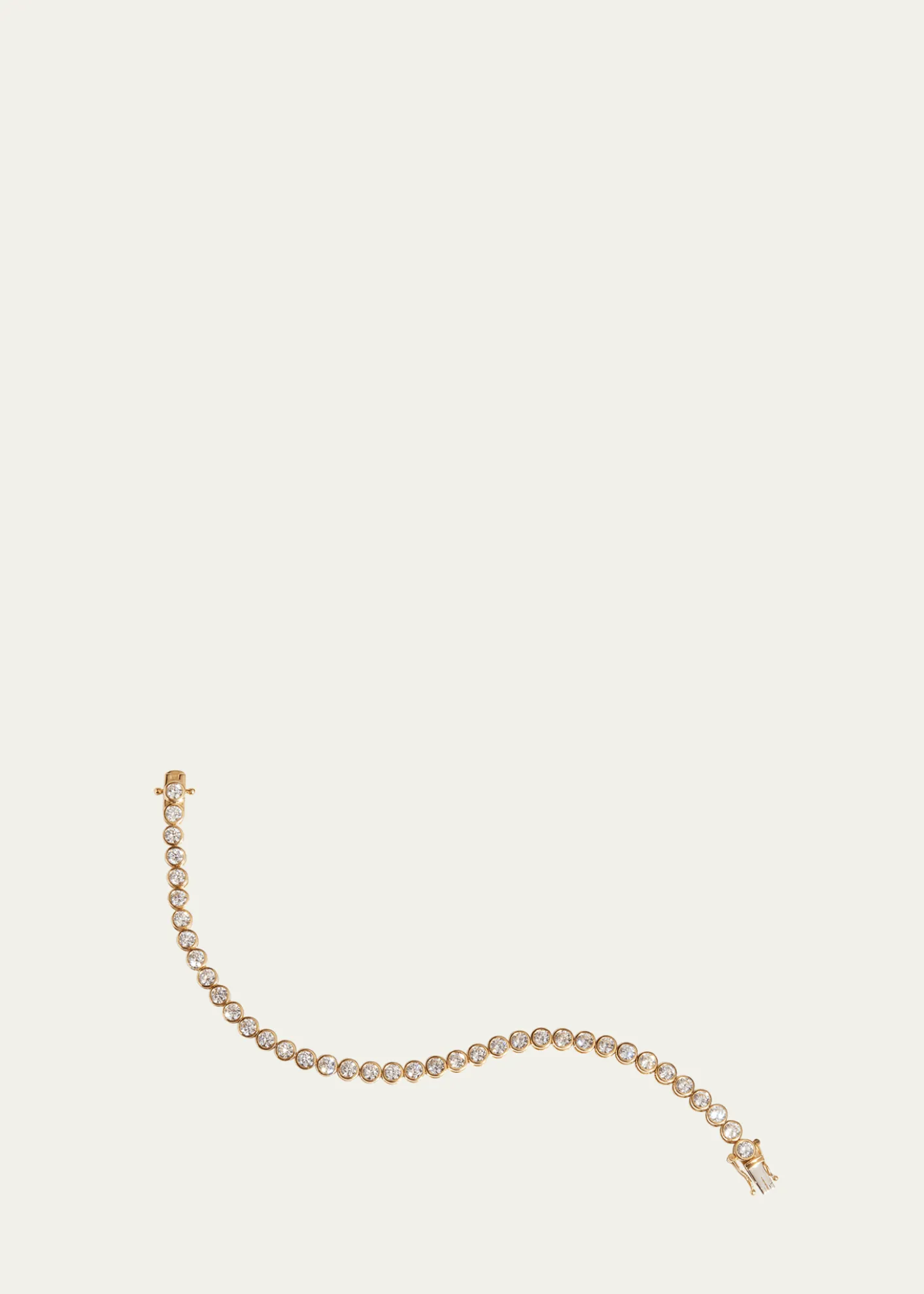 Kendall Row14K Yellow Gold Lab Grown Diamond Tennis Bracelet